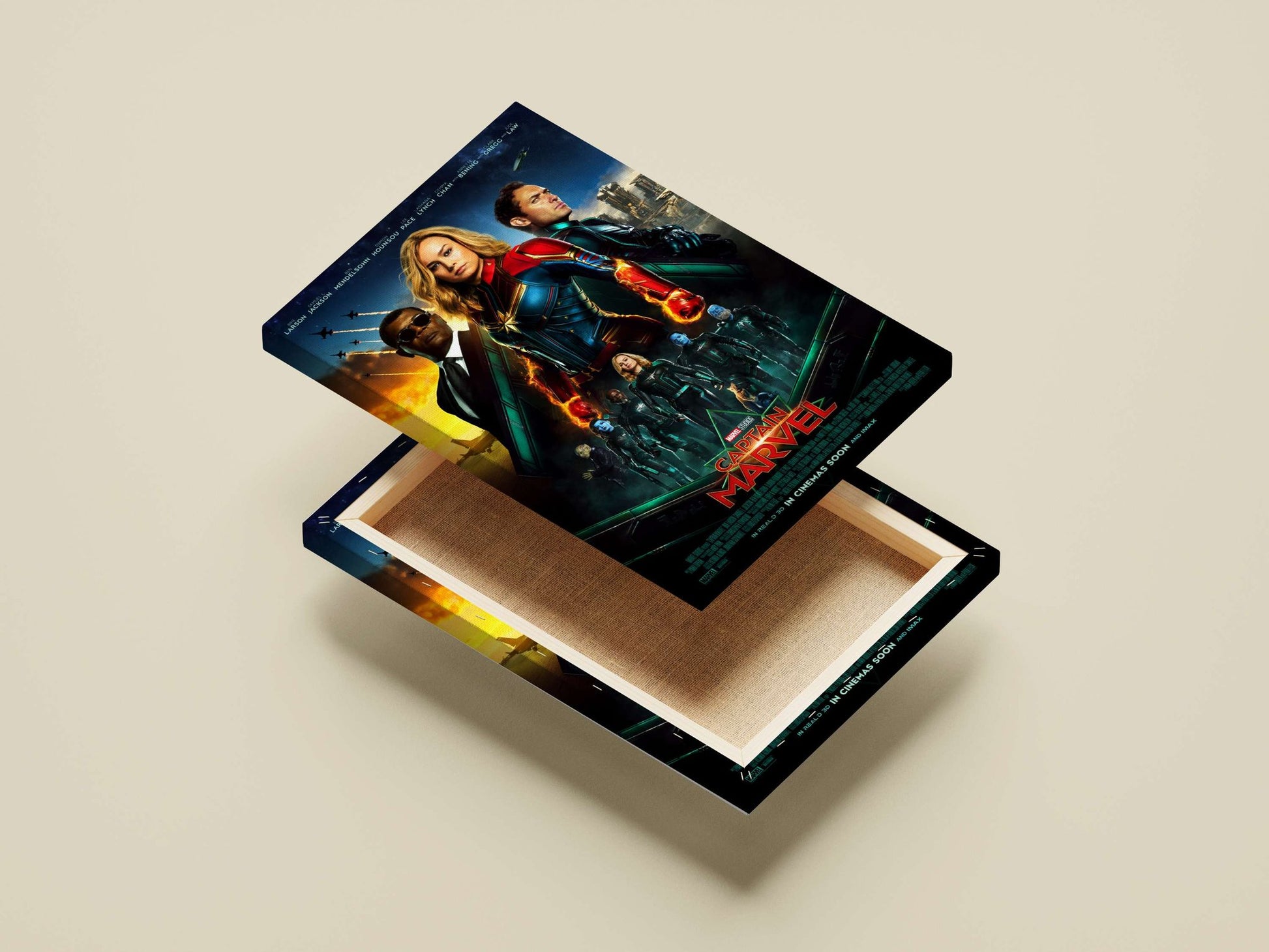 Captain Marvel (the 2019 Marvel Cinematic Universe film) Captain Marvel - Majestic Heroine Poster