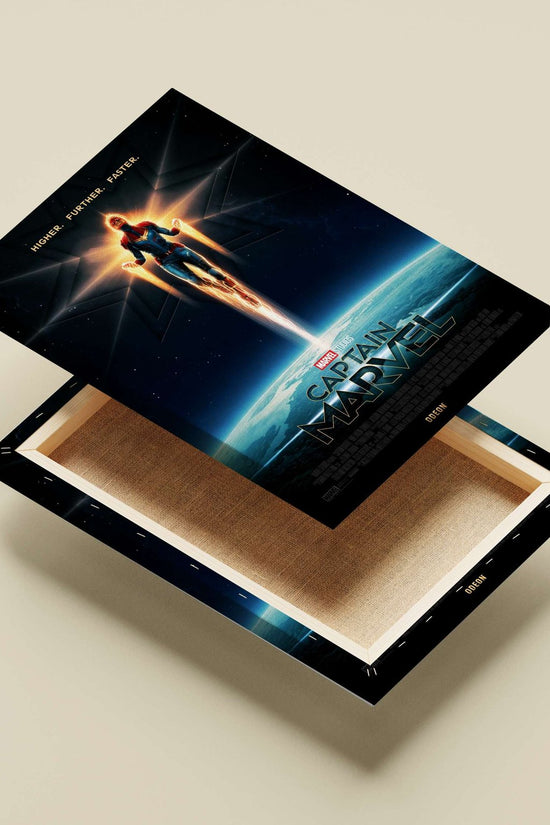 Captain Marvel (the superhero character from Marvel Studios' film) Captain Marvel - Iconic Powerhouse Poster