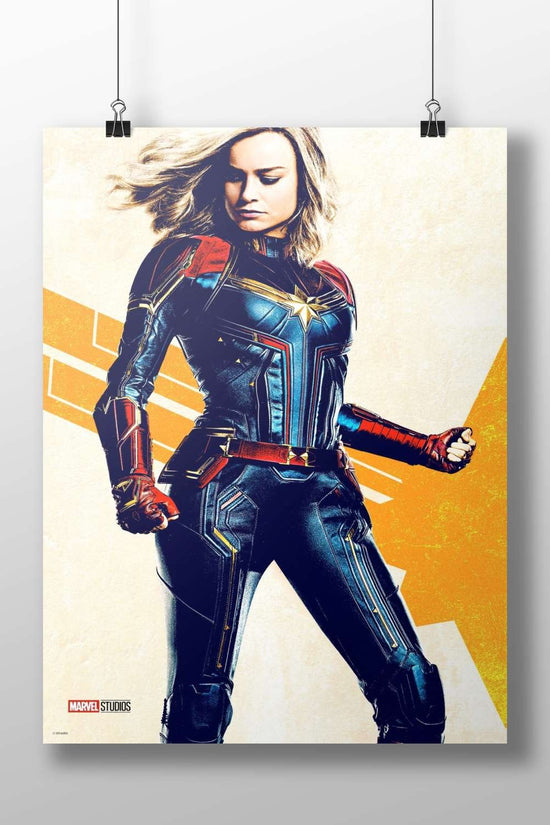 Carol Danvers as Captain Marvel from Marvel Cinematic Universe Captain Marvel - Iconic Power Poster