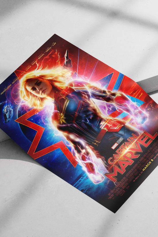 Captain Marvel (Marvel Cinematic Universe character) Captain Marvel - Iconic Power Poster