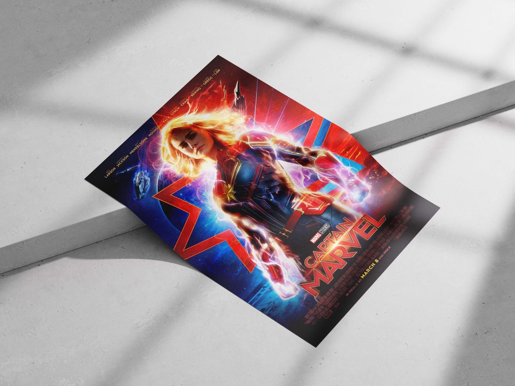 Captain Marvel (Marvel Cinematic Universe character) Captain Marvel - Iconic Power Poster