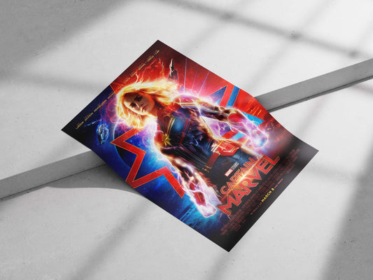 Captain Marvel (Marvel Cinematic Universe character) Captain Marvel - Iconic Power Poster