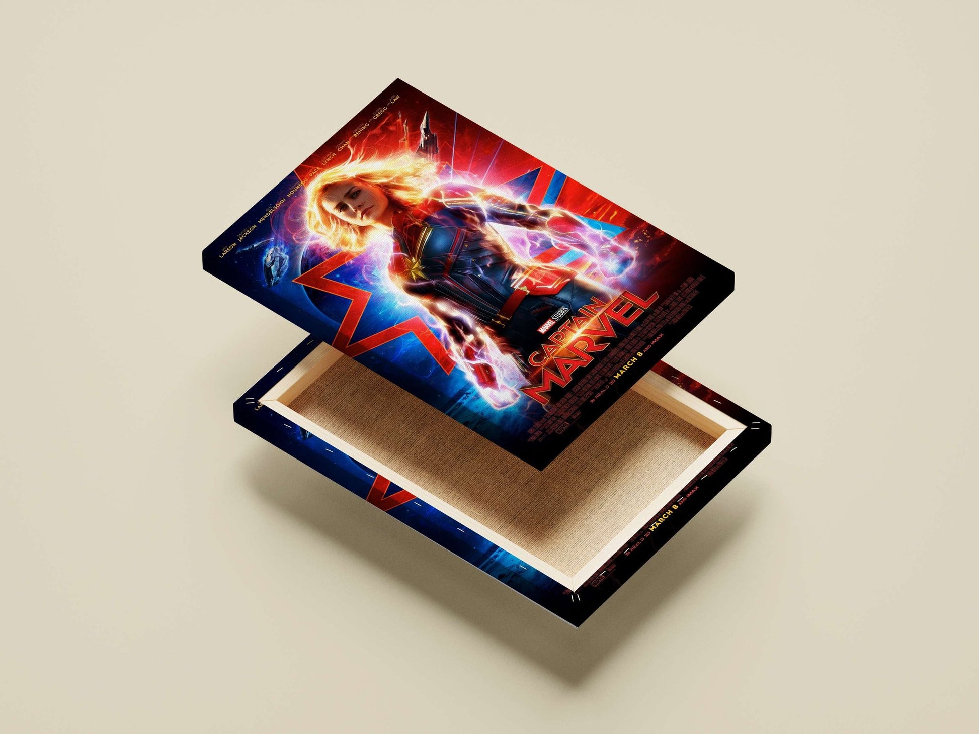 Captain Marvel (Marvel Cinematic Universe character) Captain Marvel - Iconic Power Poster
