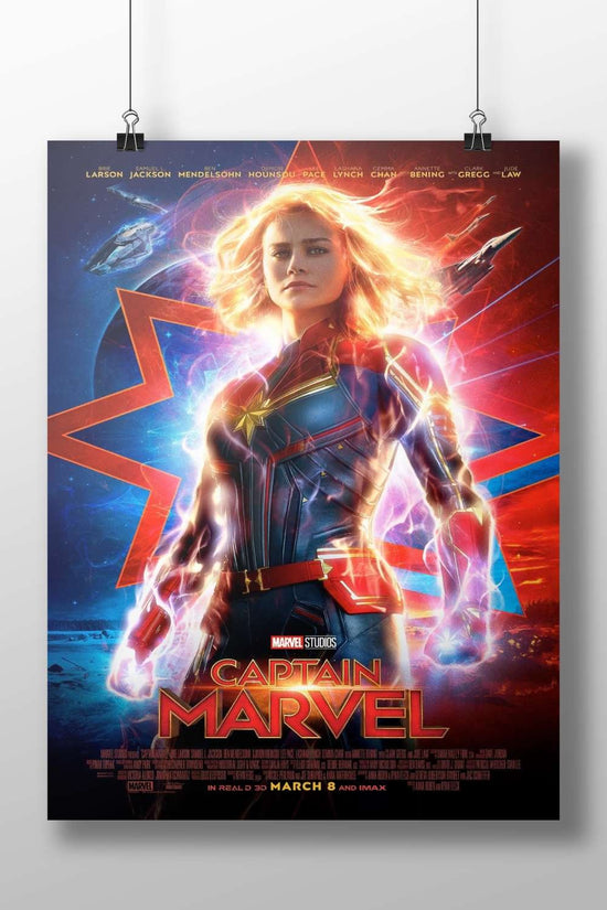 Captain Marvel (Marvel Cinematic Universe character) Captain Marvel - Iconic Power Poster