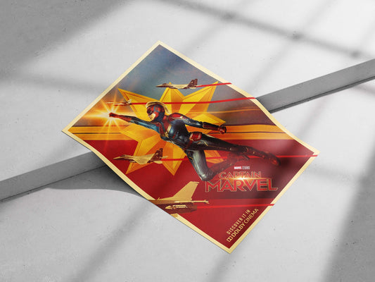 Captain Marvel (Marvel Cinematic Universe character) Captain Marvel - Majestic Icon Poster
