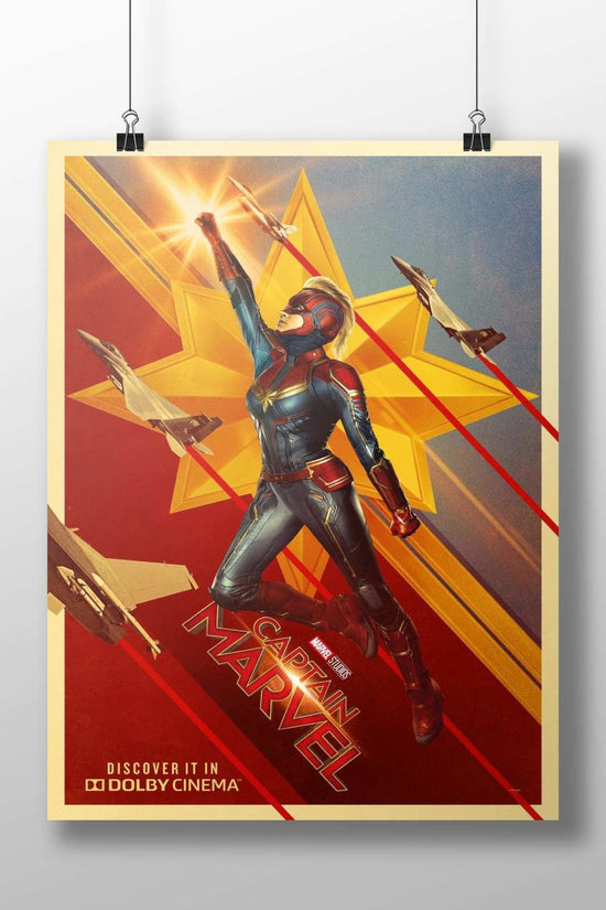 Captain Marvel (Marvel Cinematic Universe character) Captain Marvel - Majestic Icon Poster