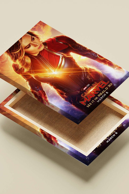Captain Marvel (Marvel Comics character, Marvel Cinematic Universe franchise) Captain Marvel - Iconic Hero Poster
