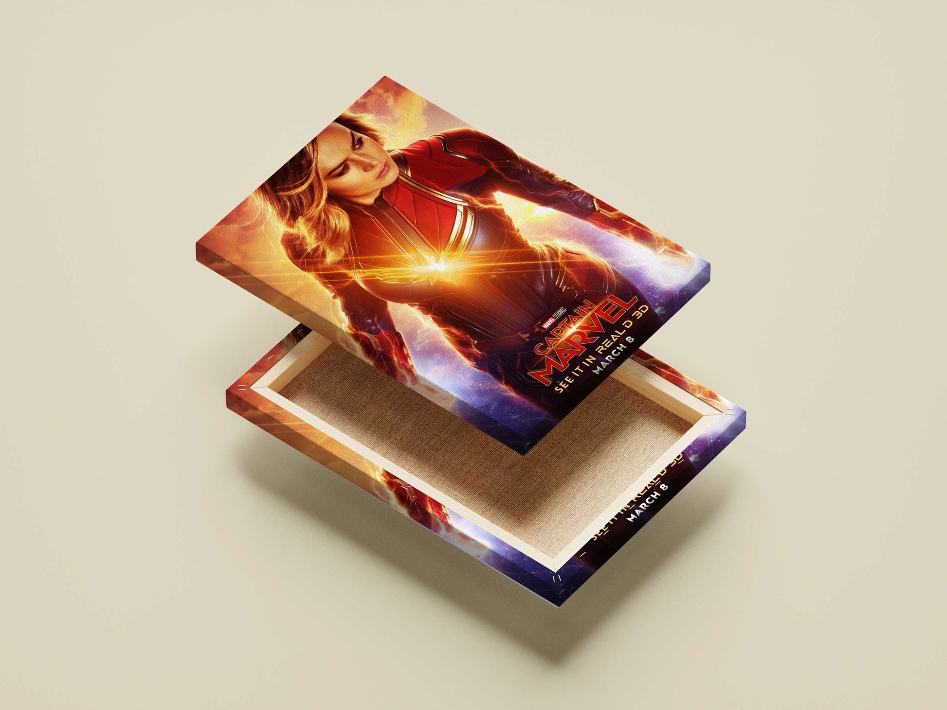 Captain Marvel (Marvel Comics character, Marvel Cinematic Universe franchise) Captain Marvel - Iconic Hero Poster