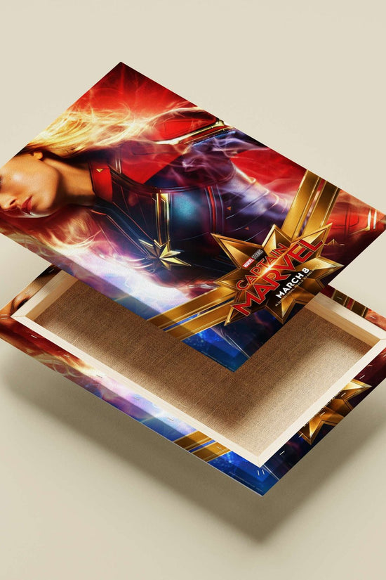 Captain Marvel (Carol Danvers) from Marvel Studios' franchise. Captain Marvel - Strong Female Lead Poster