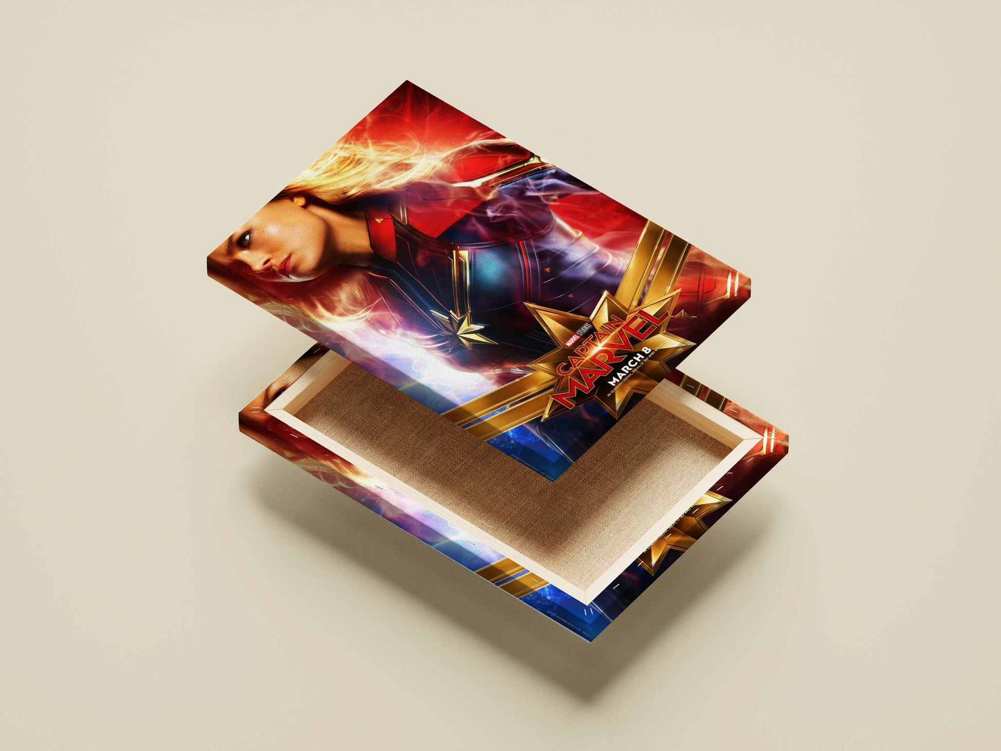 Captain Marvel (Carol Danvers) from Marvel Studios' franchise. Captain Marvel - Strong Female Lead Poster