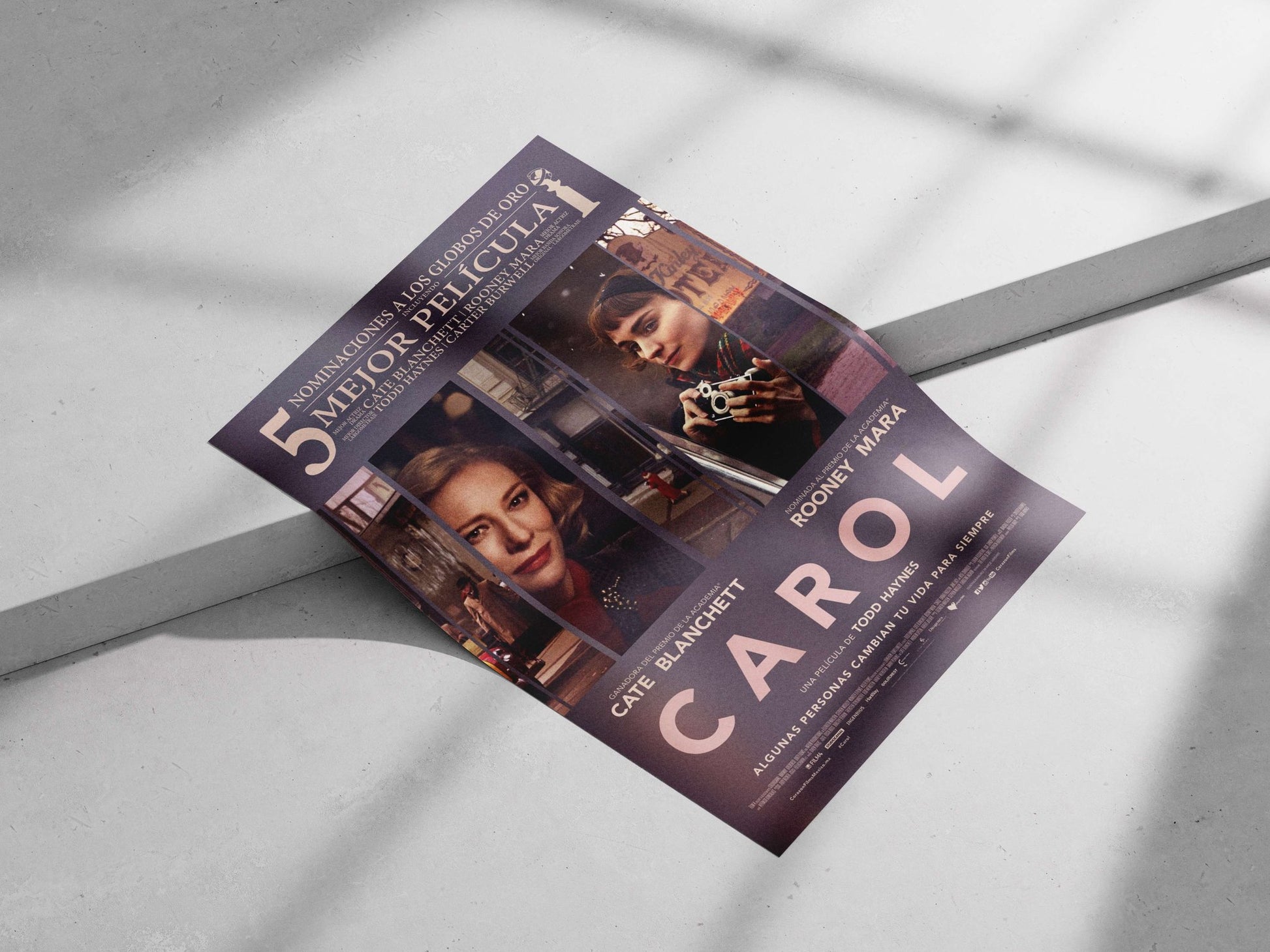 Carol (the 2015 film directed by Todd Haynes, starring Cate Blanchett and Rooney Mara) Carol
