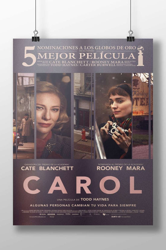 Carol (the 2015 film directed by Todd Haynes, starring Cate Blanchett and Rooney Mara) Carol