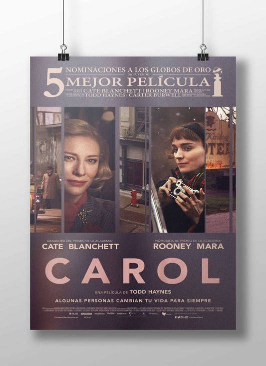 Carol (the 2015 film directed by Todd Haynes, starring Cate Blanchett and Rooney Mara) Carol