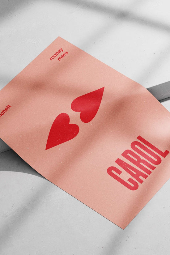 The film CAROL starring Cate Blanchett and Rooney Mara Carol - Classic Love Story Poster