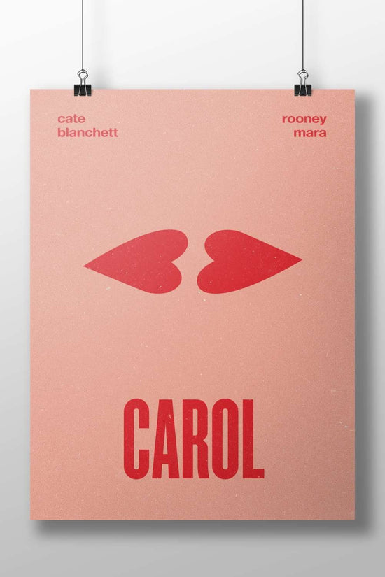The film CAROL starring Cate Blanchett and Rooney Mara Carol - Classic Love Story Poster