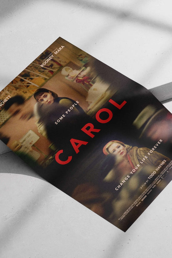 Carol (the film by Todd Haynes) Edith Carrington - Searing Gaze Poster