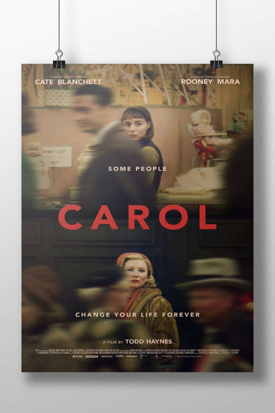 Carol (the film by Todd Haynes) Edith Carrington - Searing Gaze Poster