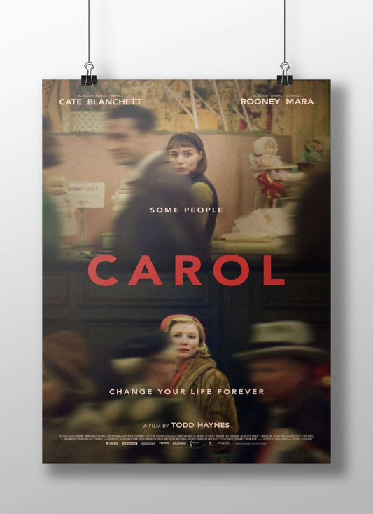 Carol (the film by Todd Haynes) Edith Carrington - Searing Gaze Poster