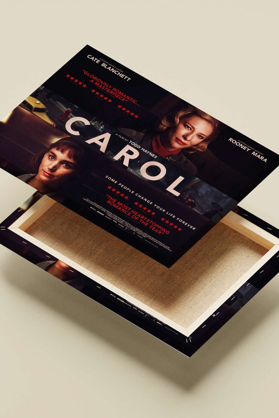 The film "Carol" starring Cate Blanchett and Rooney Mara Carol - Winter Romance Poster