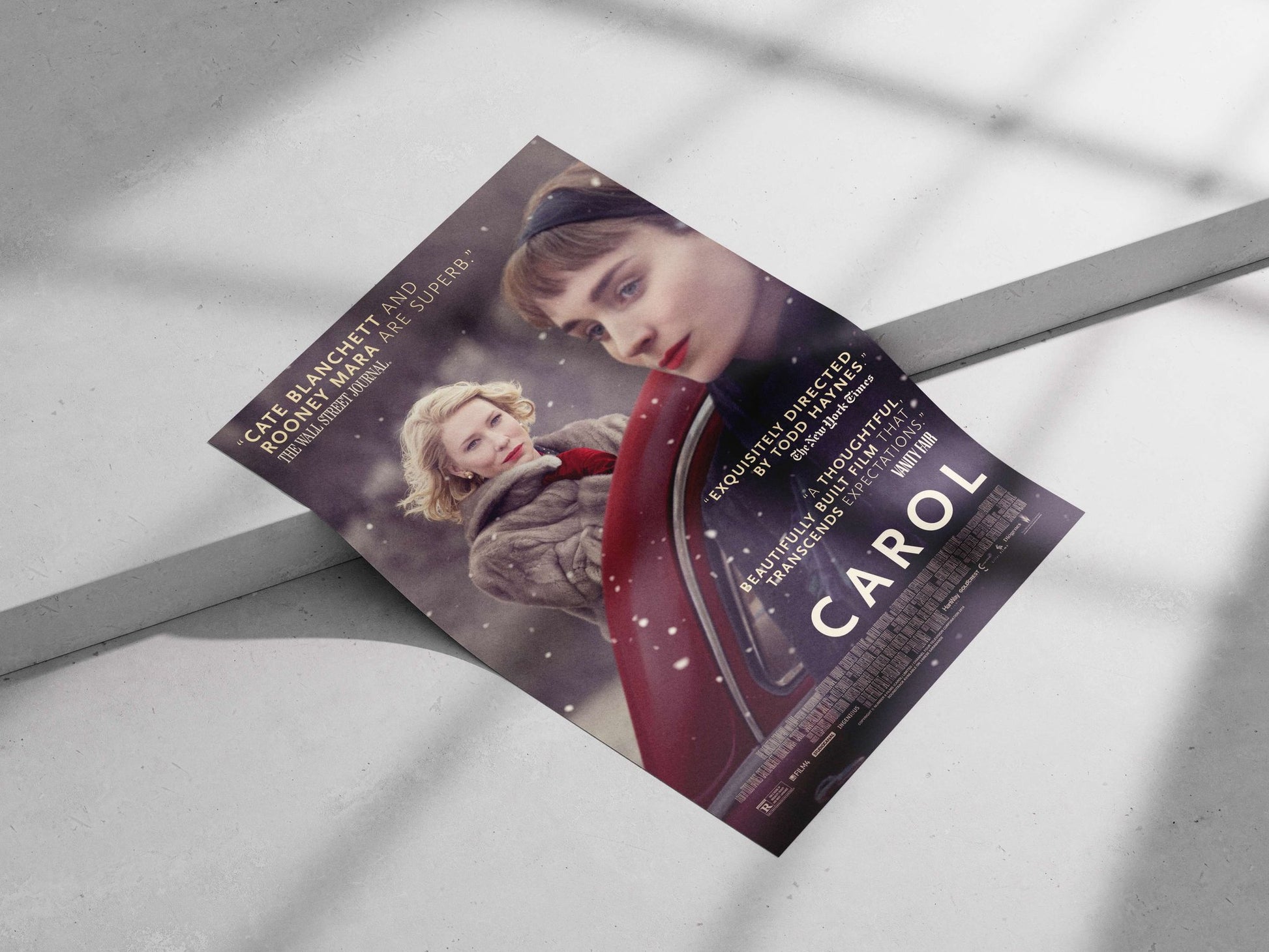 Carol (2015 film starring Cate Blanchett and Rooney Mara) Carol - Heartfelt Romance Poster
