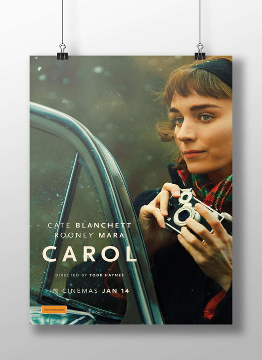 Carol (film) Cate Blanchett - Enigmatic Heroine Poster