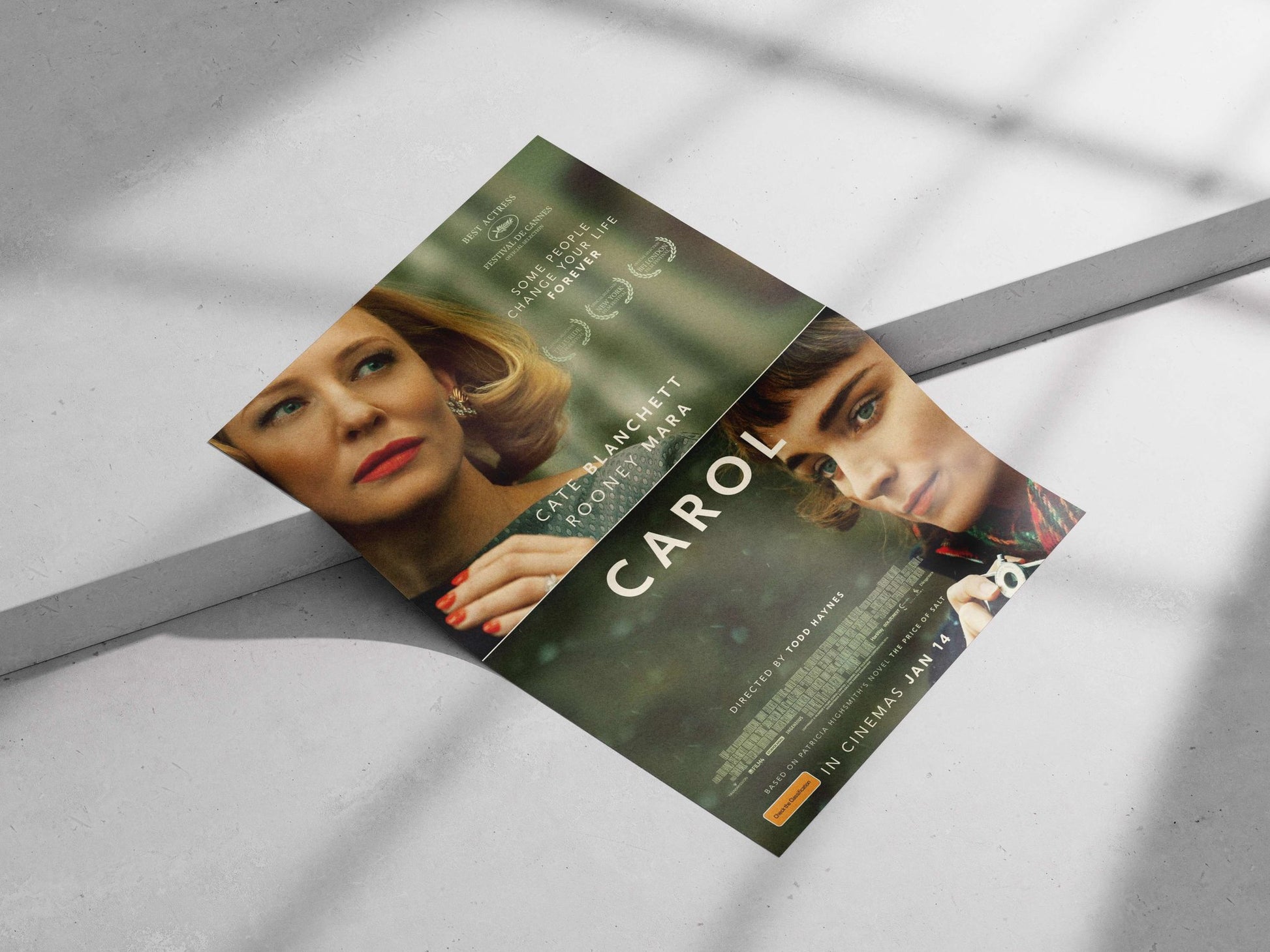 Carol (the 2015 film based on Patricia Highsmith's novel *The Price of Salt*) Carol -