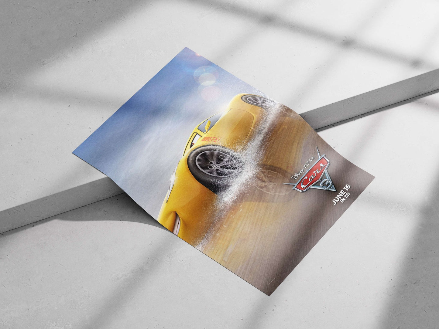 Lightning McQueen from Disney Pixar's Cars 3 Lightning Mcqueen - Speedy Icon Poster
