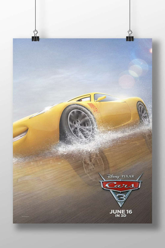 Lightning McQueen from Disney Pixar's Cars 3 Lightning Mcqueen - Speedy Icon Poster