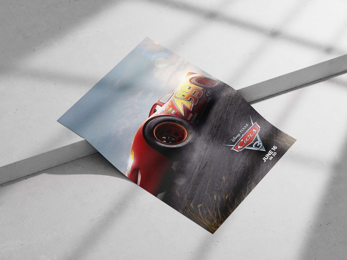 Lightning McQueen (Cars 3) Lightning Mcqueen - Turbocharged Poster