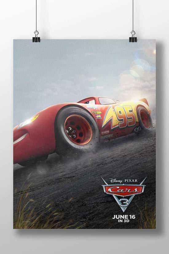 Lightning McQueen (Cars 3) Lightning Mcqueen - Turbocharged Poster