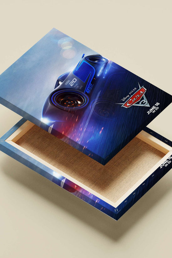 Jackson Storm (Cars 3, Disney Pixar) Jackson Storm Lightning - Velocity Poster