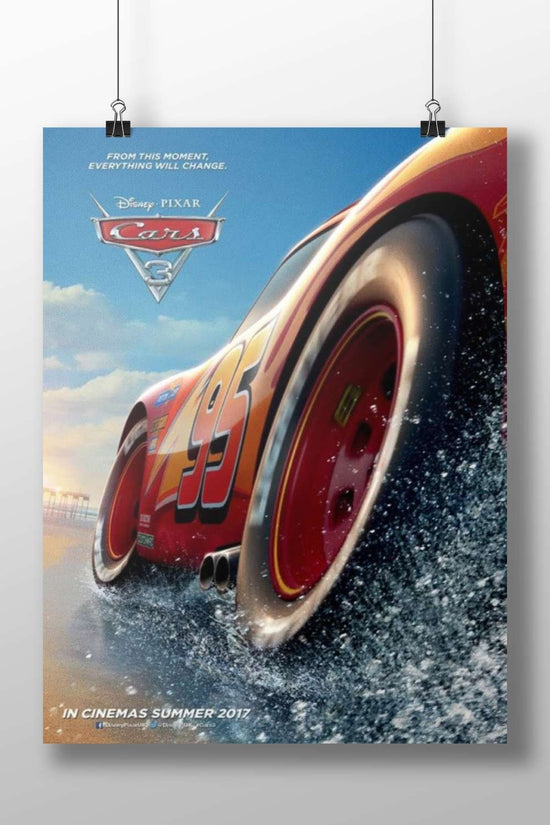 Lightning McQueen from Disney Pixar's Cars 3 Lightning Mcqueen - Racing Legend Poster