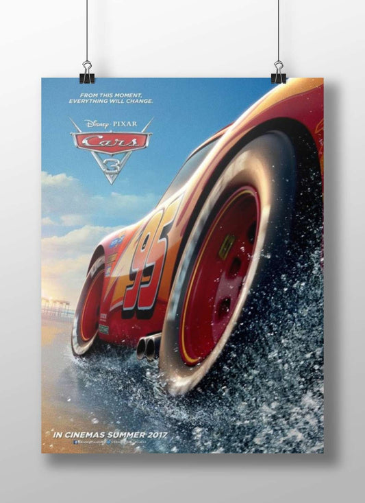 Lightning McQueen from Disney Pixar's Cars 3 Lightning Mcqueen - Racing Legend Poster