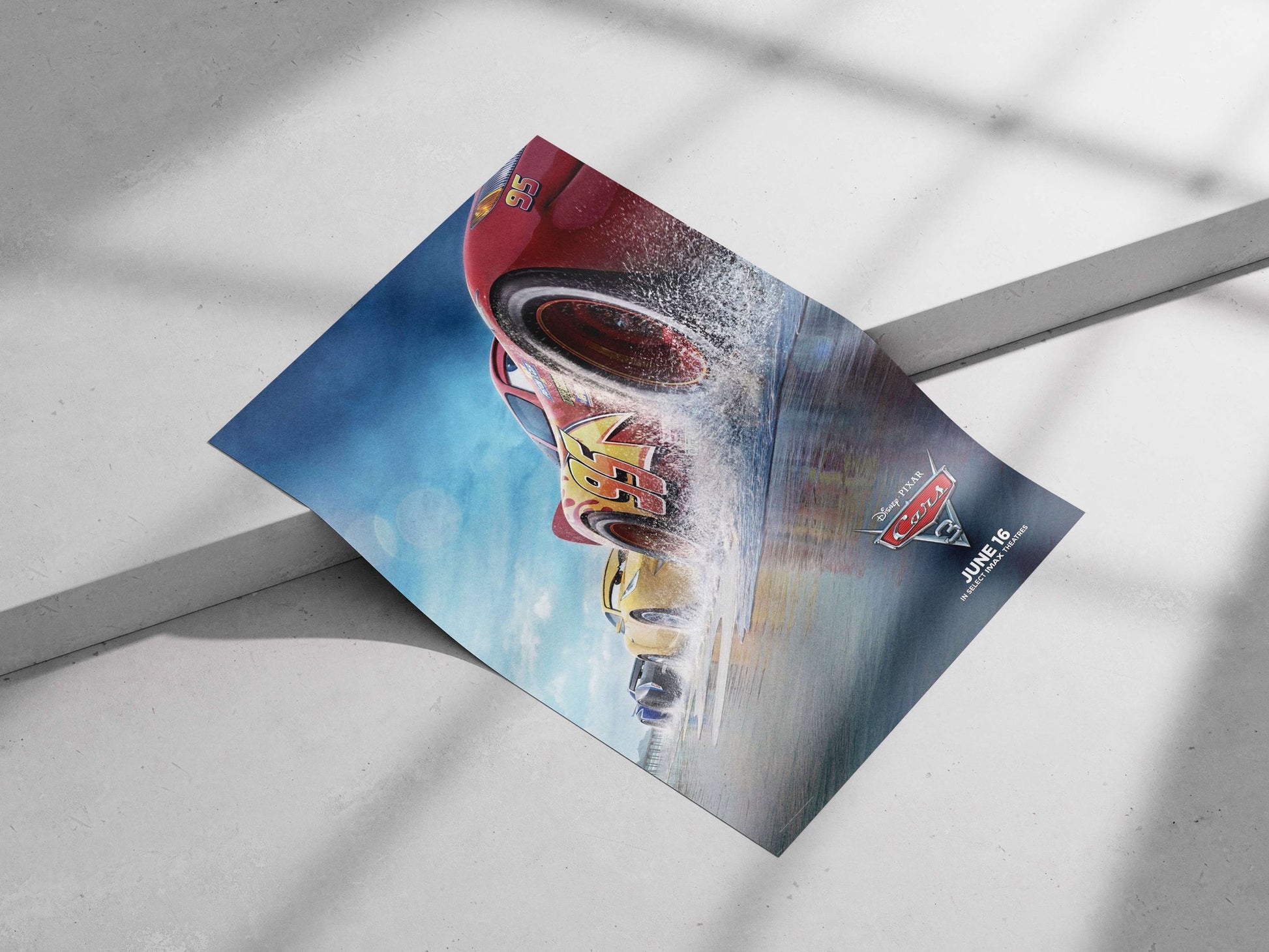 Lightning McQueen from Cars 3 Lightning Mcqueen - Racing Spirit Poster