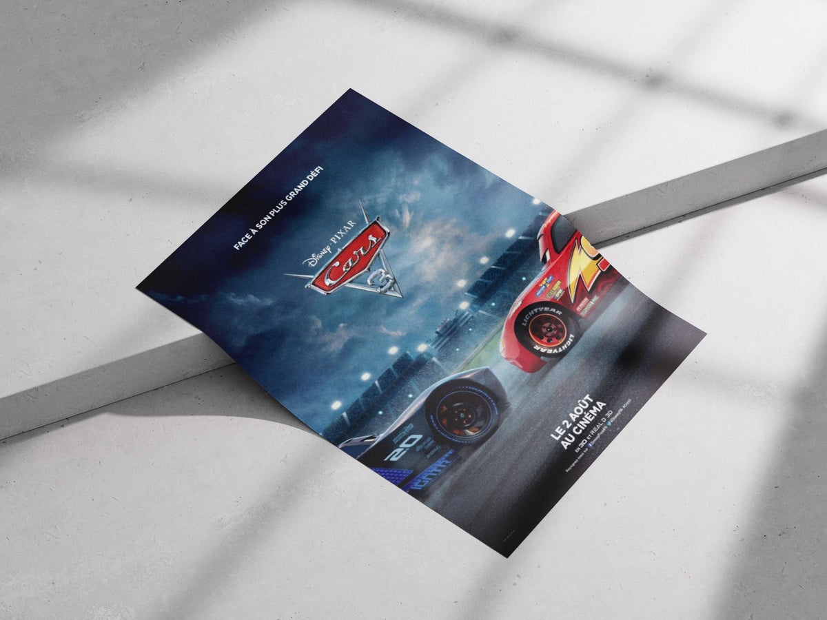 Lightning McQueen and Jackson Storm from Disney Pixar's Cars 3. Lightning Mcqueen & Jackson Storm