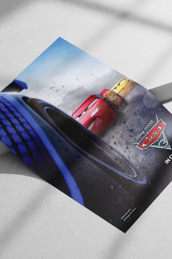 Disney Pixar's Cars 3 (specifically featuring Lightning McQueen) Lightning Mcqueen - Speedster Edition Poster