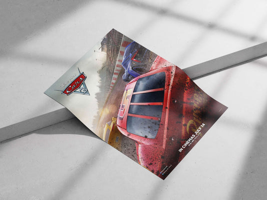 Cars 3 (Disney Pixar's animated film franchise) Lightning Mcqueen - Turbocharged Icon Poster