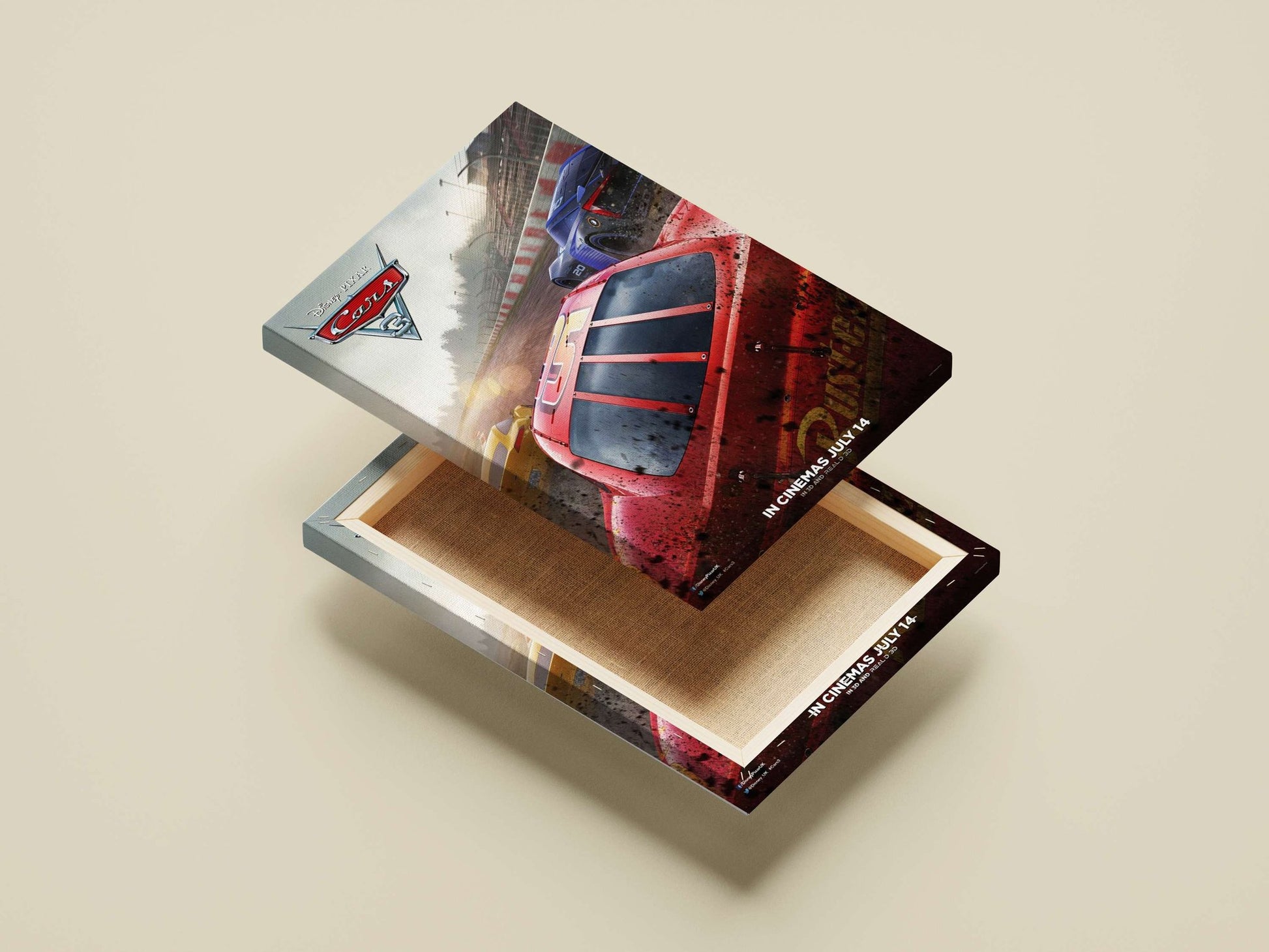 Cars 3 (Disney Pixar's animated film franchise) Lightning Mcqueen - Turbocharged Icon Poster
