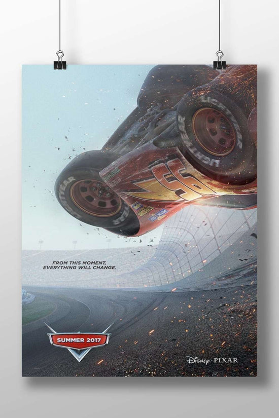 Lightning McQueen from the Cars 3 franchise (Disney/Pixar). Lightning Mcqueen - Speedy Icon Poster