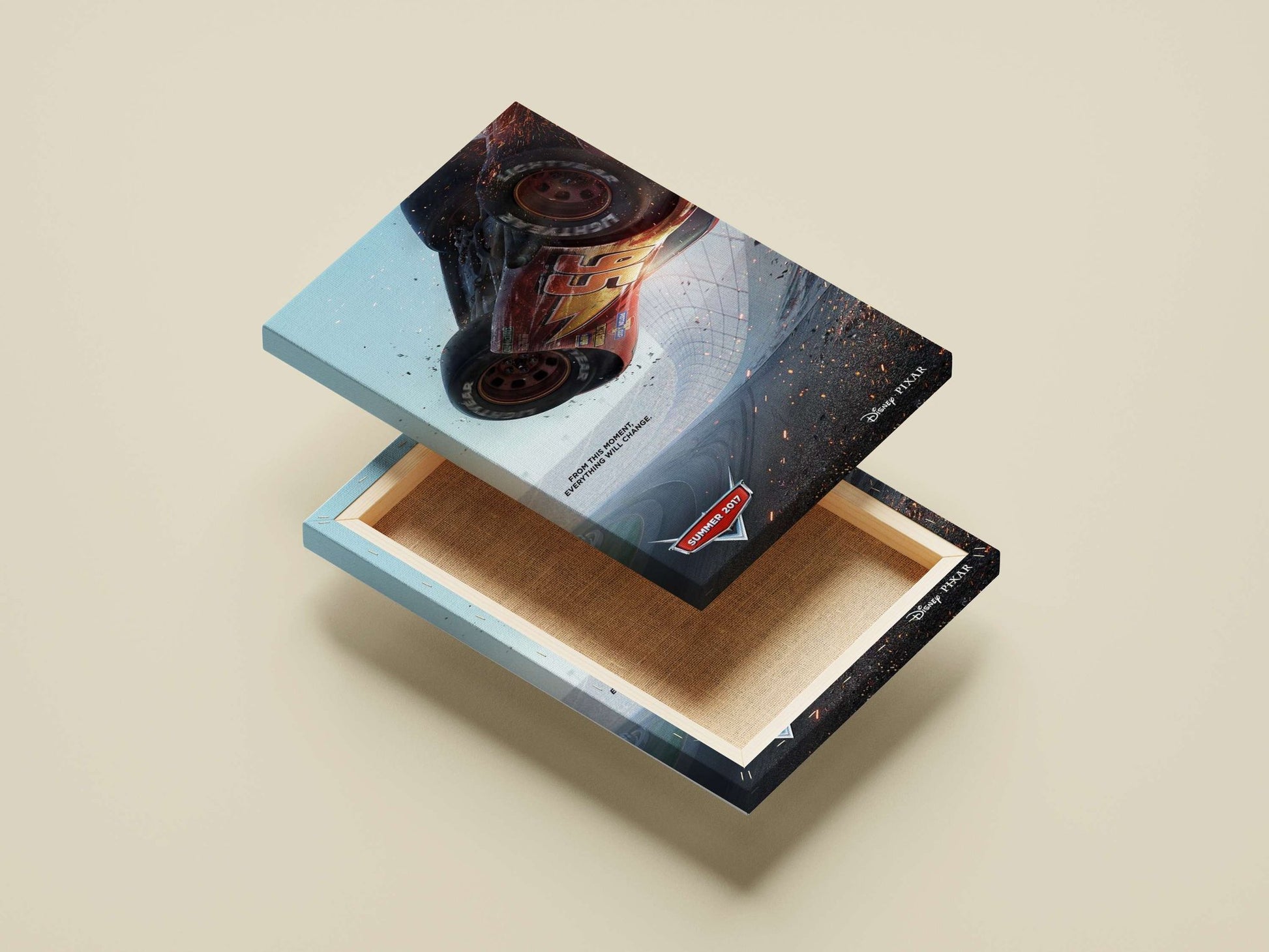 Lightning McQueen from the Cars 3 franchise (Disney/Pixar). Lightning Mcqueen - Speedy Icon Poster