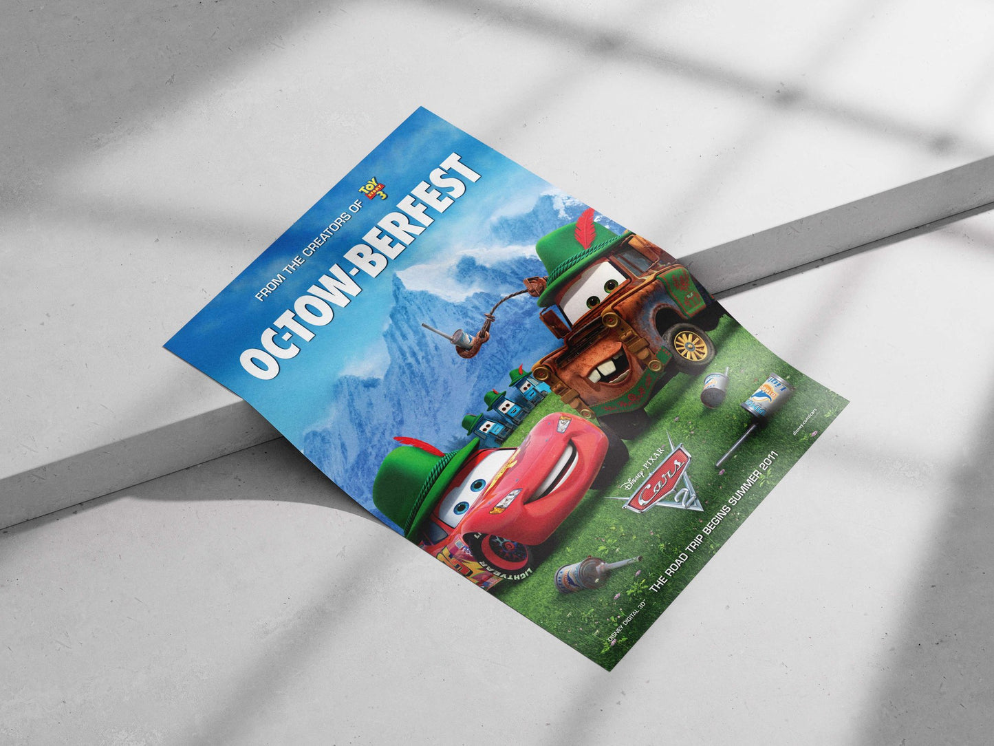 Cars 2 (Disney/Pixar franchise) Lightning Mcqueen - Speedy Icon Poster