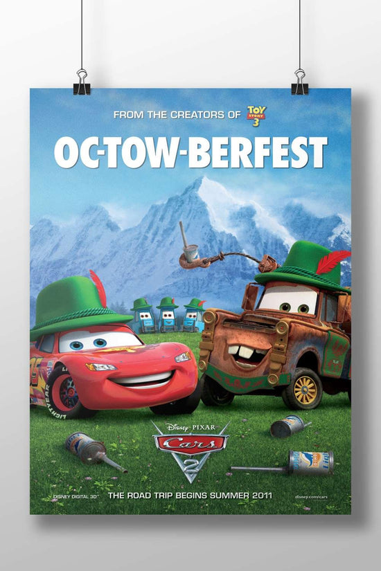 Cars 2 (Disney/Pixar franchise) Lightning Mcqueen - Speedy Icon Poster