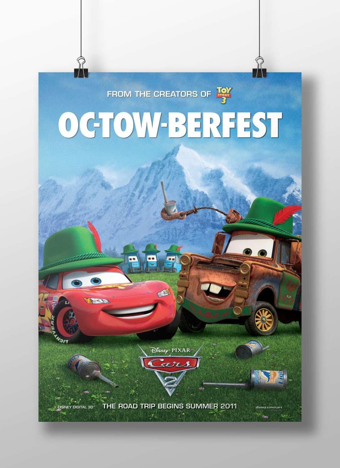Cars 2 (Disney/Pixar franchise) Lightning Mcqueen - Speedy Icon Poster