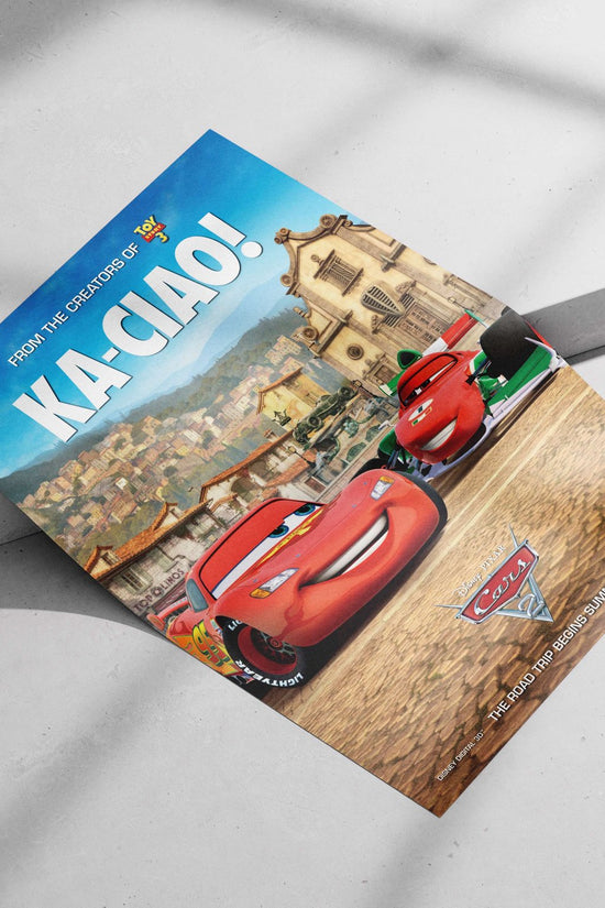 Lightning McQueen and Francesco Bernoulli from the Disney Pixar Cars franchise. Lightning Mcqueen & Francesco