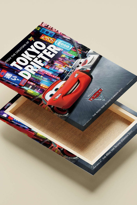 Cars 2 (Disney/Pixar) Lightning Mcqueen - Turbocharged Pop Art Poster