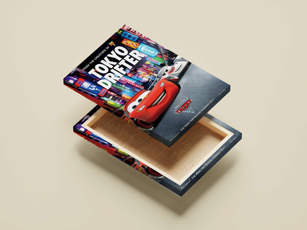 Cars 2 (Disney/Pixar) Lightning Mcqueen - Turbocharged Pop Art Poster