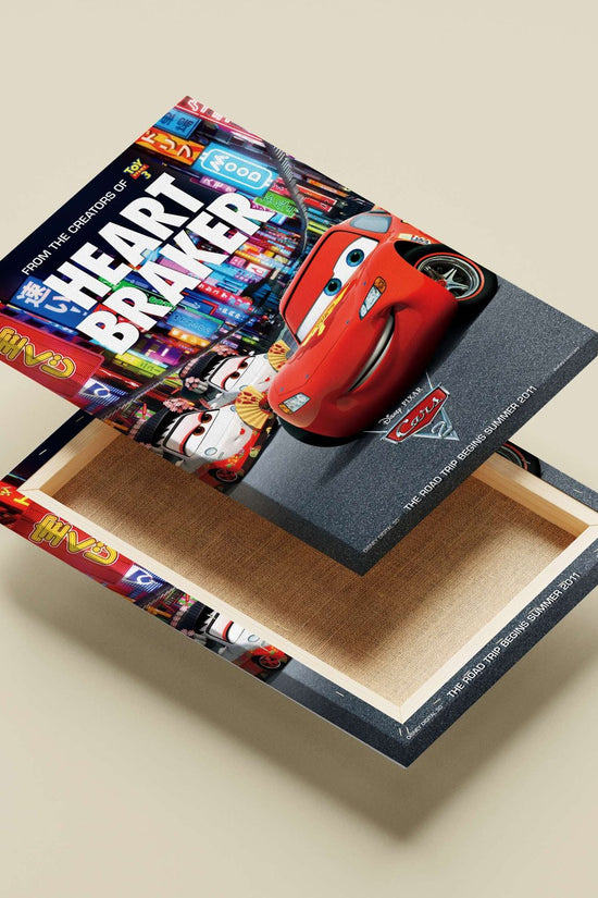 Disney Pixar's Cars 2 Lightning Mcqueen - Speedster Pop Art Poster