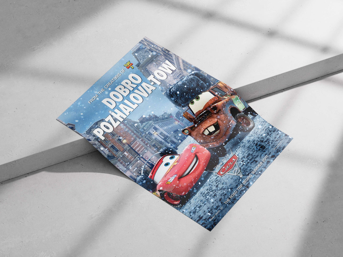 Lightning McQueen and Mater from Disney Pixar's Cars franchise (Cars 2) Lightning Mcqueen - Radiant