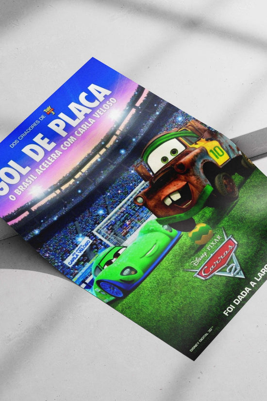 Cars 2 (franchise) Lightning Mcqueen - Speedster Pop Art Poster