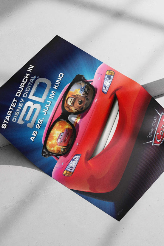 Lightning McQueen from Disney-Pixar's Cars franchise Lightning Mcqueen - Radiant Red Poster